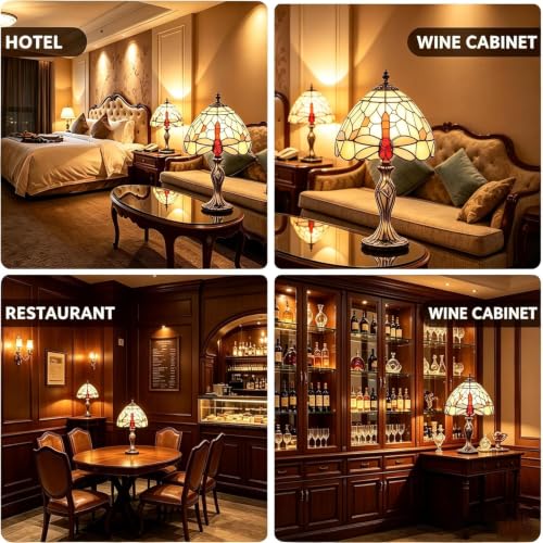 8'' Stained Glass Table Lamp