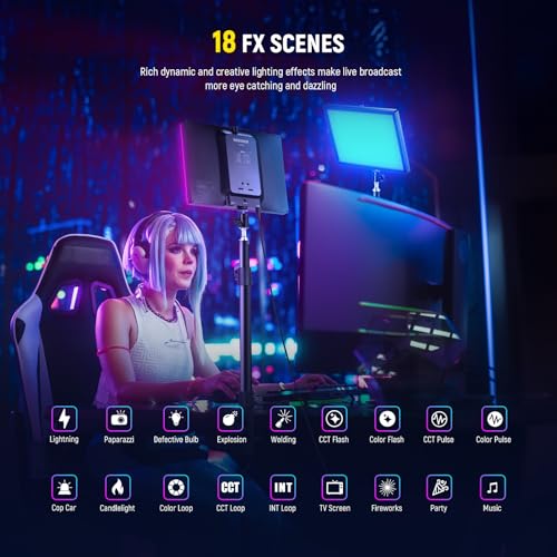 GL25C LED RGB Streaming Key Light