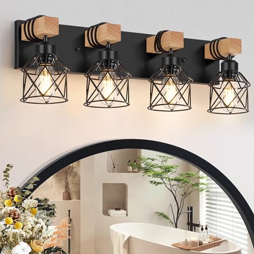 4 Light Bathroom Vanity Light Fixtures