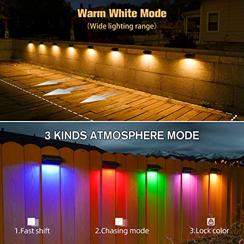 Solar Fence Lights 4 Pack (4 Count)