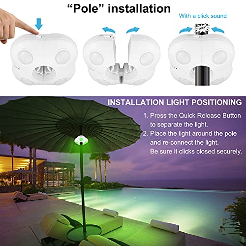 Battery Operated Patio Umbrella Light