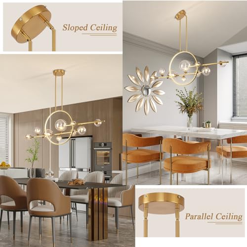 10 Light Gold Kitchen Island Light
