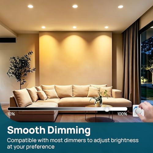 12 Pack BR30 LED Flood Light Bulbs Indoor (12 Count)