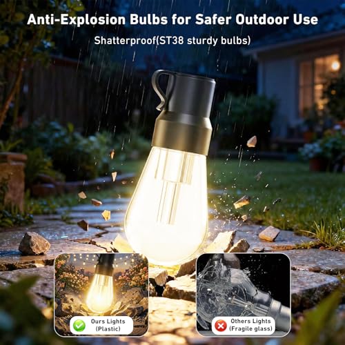 400FT RGB+IC Outdoor String Lights