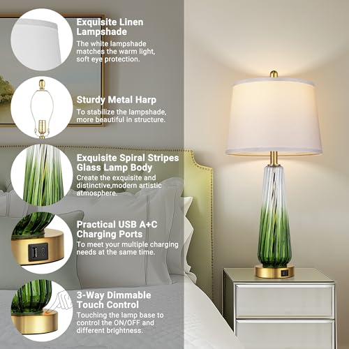 Modern Glass Table Lamps