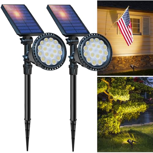 Solar Lights Outdoor (2 Count)