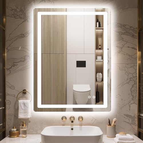 32x24 LED Bathroom Vanity Mirror with Lights