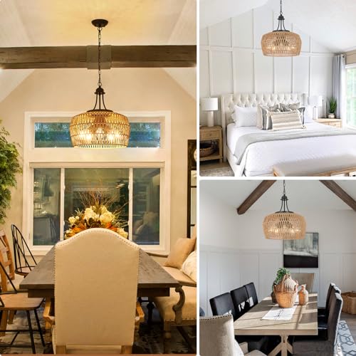 Large Farmhouse Chandeliers for Dining Room