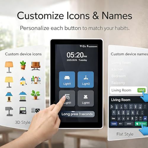 L10 Large LCD Smart Light Switch