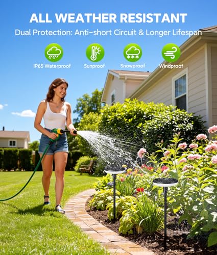 Solar Lights Outdoor Waterproof 12 Pack (12 Count)