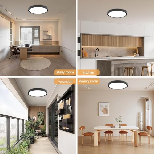 Dimmable 15.8 Inch Led Ceiling Light Flush Mount (6 Count)