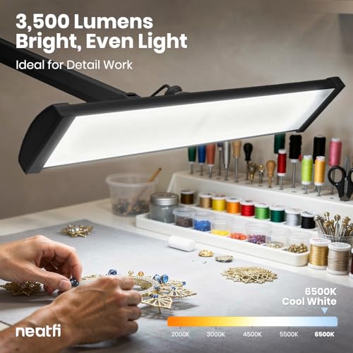 Ultra 3 500 Lumens LED Desk Lamp with Clamp
