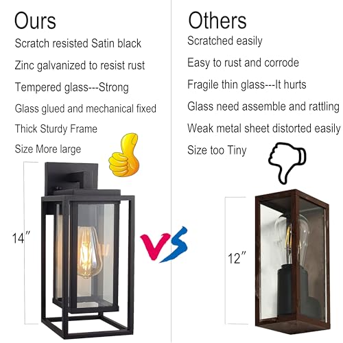 14" Double Cage Outdoor Wall Light (2 Count)