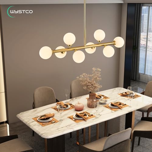 Mid Century Modern Globe Sputnik Chandelier