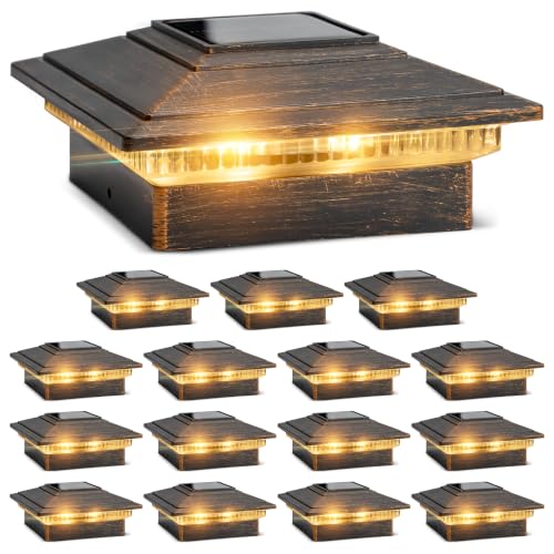 Solar Post Cap Lights 4pack (16 Count)