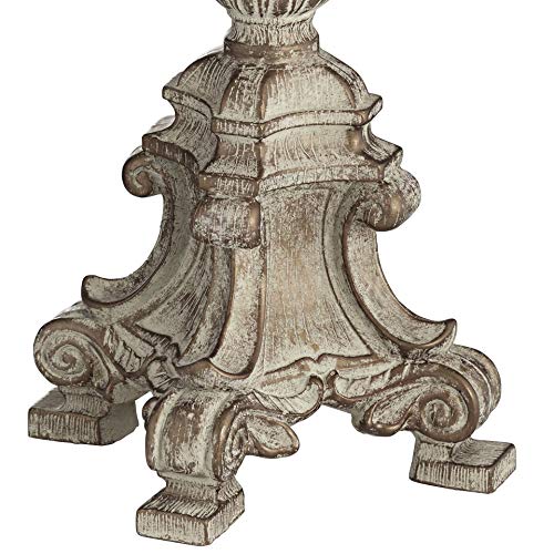 Duval 34" Large Buffet Table Lamps Set of 2 French Candlestick Bronze (2 Count)