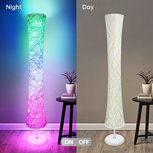 Floor Lamp 61'' Smart RGB LED Corner Lamp with Music Sync and 16 Million DIY Colors