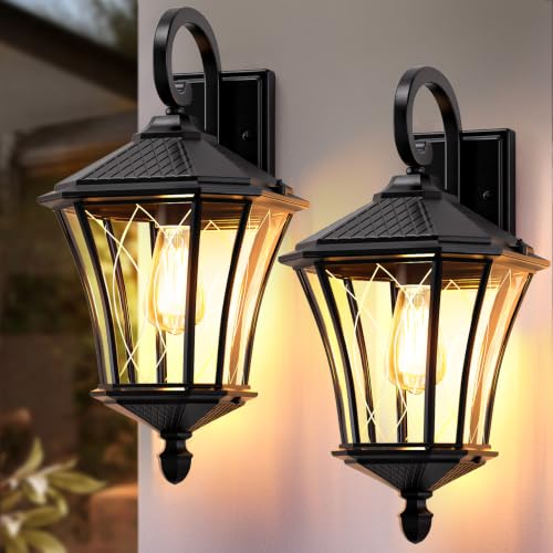 19" Large Outdoor Wall Lights (2 Count)