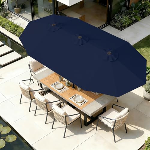 15FT Outdoor Patio Umbrella with Crank