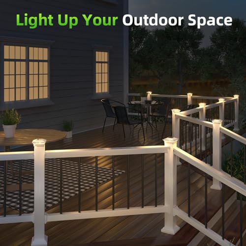 Solar Post Cap Lights 6pack (6 Count)