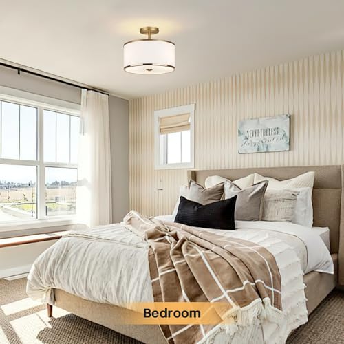 Luxury Semi Flush Mount Ceiling Light