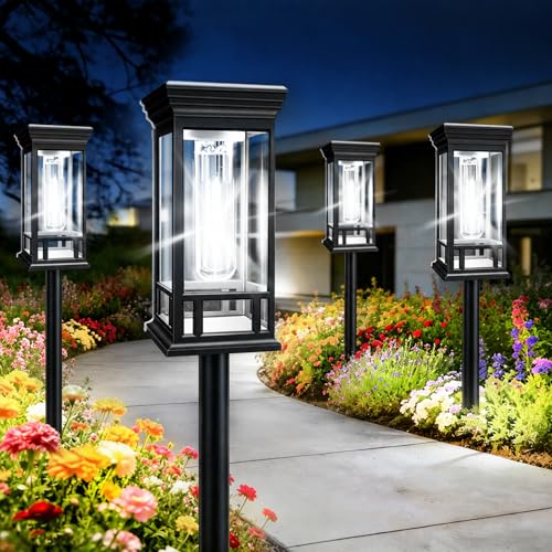 4 Pack Bright Solar Garden Lights (4 Count)