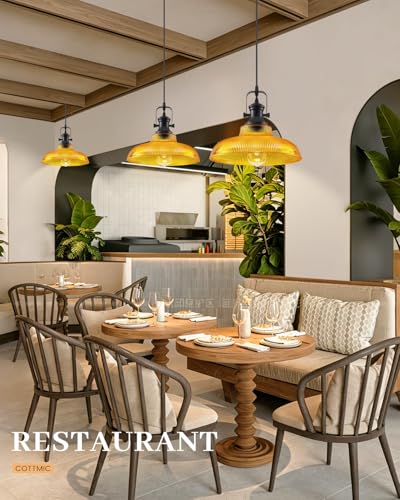 Orange Glass Pendant Lights Kitchen Island