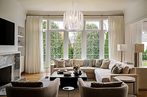 Modern Farmhouse Chandelier for Dining Room 18"