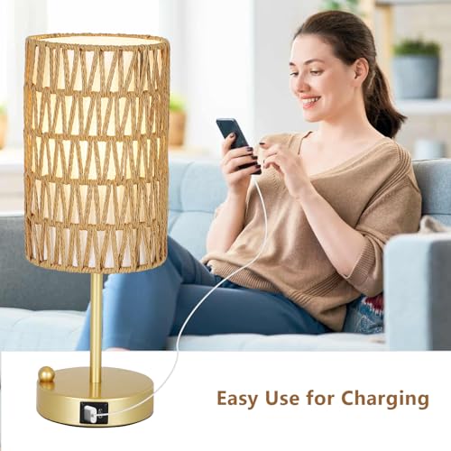 Gold Bedside Lamps Set of 2 (2 Count)