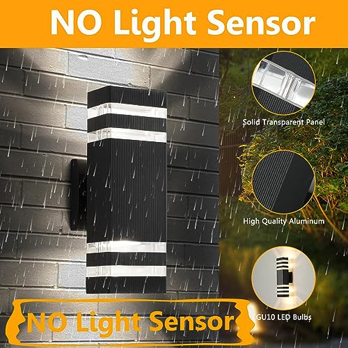 Outdoor Light Fixture Modern Outdoor Wall Light (2 Count)