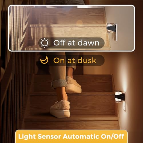 Night Light Modern 3CCT Dimmable Night Lights Plug into Wall (2 Count)