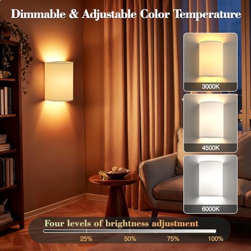 Battery Operated Wall Sconce Set of Two (2 Count)