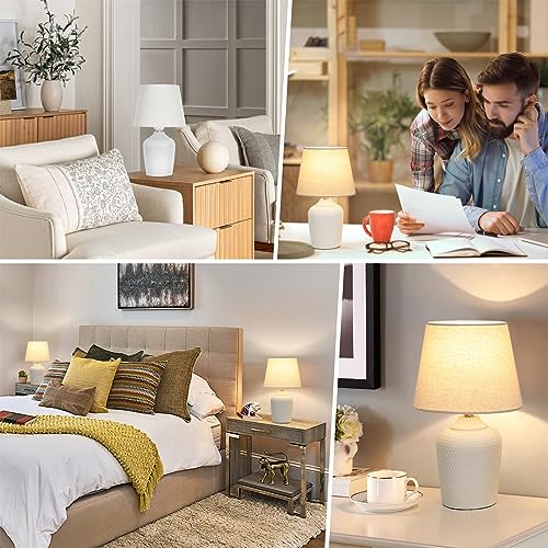 11.8’’ Small Table Lamps Set of 2 for Bedroom Kid’s Room (2 Count)