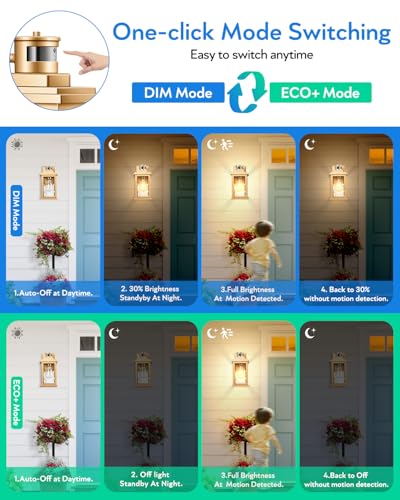 Motion Sensor Porch Lights