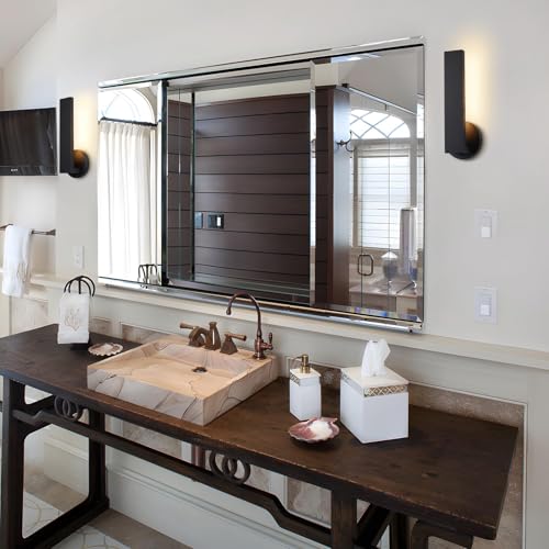 Aluminum LED 18W Modern Wall Sconces Set of 2 Black