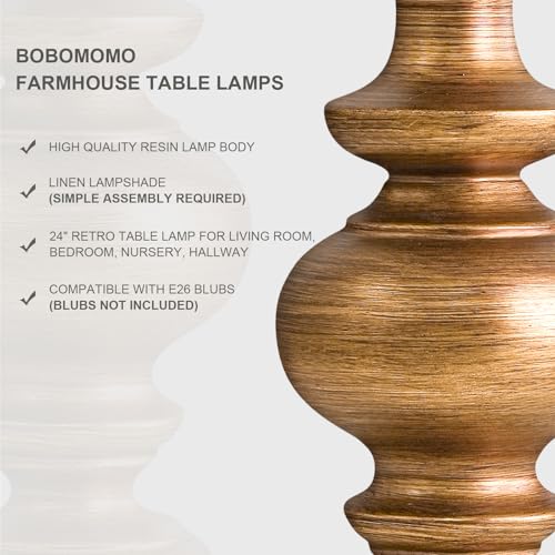 24" Traditional Lamps Set of 2 (2 Count)