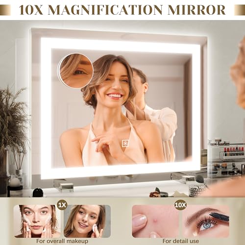 22x20 Inch Lighted Vanity Mirror