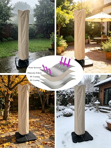 Patio Umbrella Cover for 9ft to 13ft Offset Umbrella
