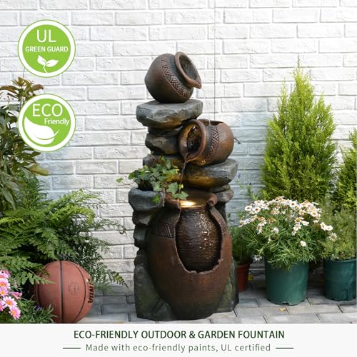 Garden Water Fountain Outdoor Decor