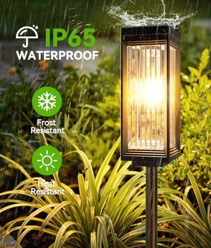 Solar Pathway Lights Outdoor (12 Count)