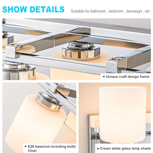Modern Bathroom Light Fixtures Over Mirror
