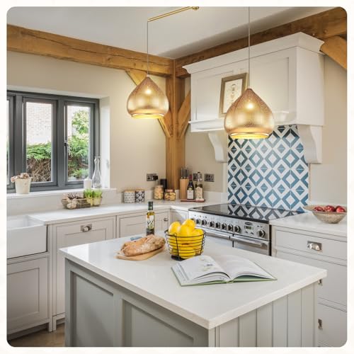 Gold Moroccan Pendant Light 2