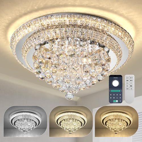 24" Crystal Chandeliers