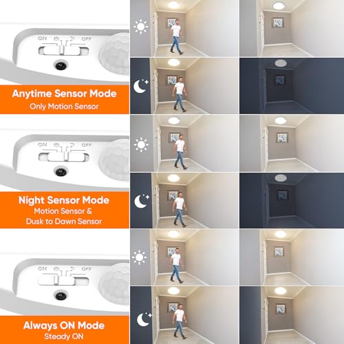 Rechargeable Motion Sensor Ceiling Light