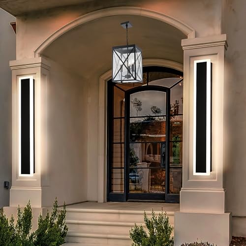 2PCS 32in LED Long Wall Light Outdoor Wall Mounted Lighting Fixture