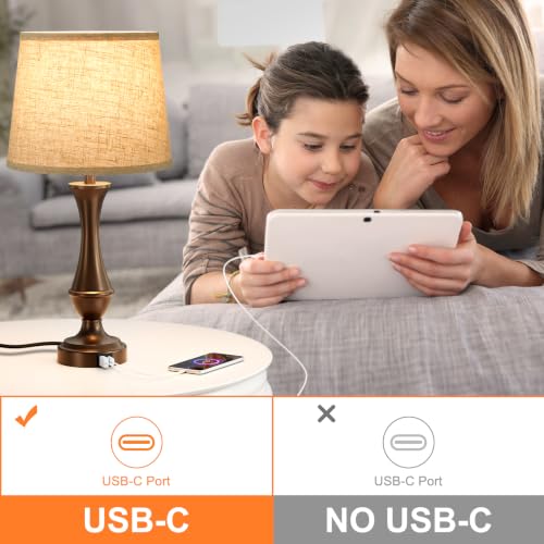 Touch Lamps for Nightstand (2 Count)