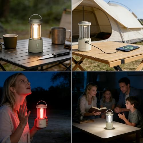 2000LM LED Camping Lantern Rechargeable
