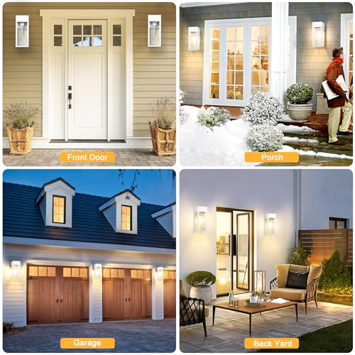 Porch Lights with GFCI Outlet