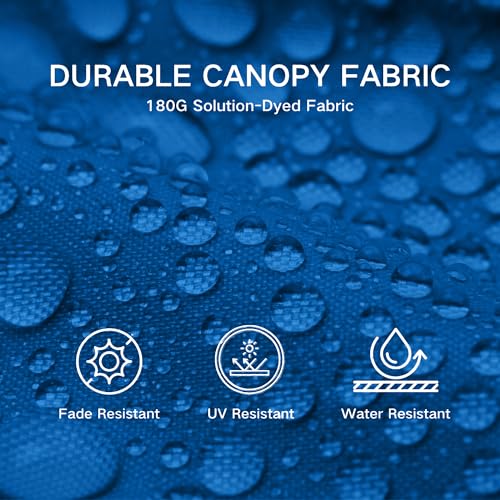 10ft 3 Tier Patio Umbrella with Solar Lights
