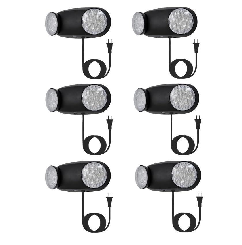 LED Emergency Lights with Battery Backup
